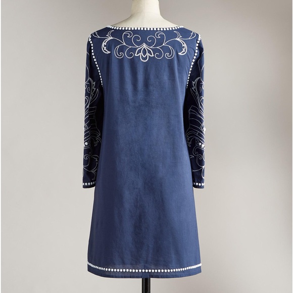 Sundance Palace NWOT Beaded and Embroidered Tassle Coverup Tunic size M - Picture 9 of 9